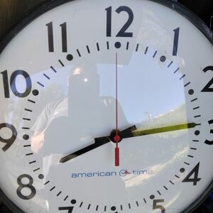 Black and White Wall Clock